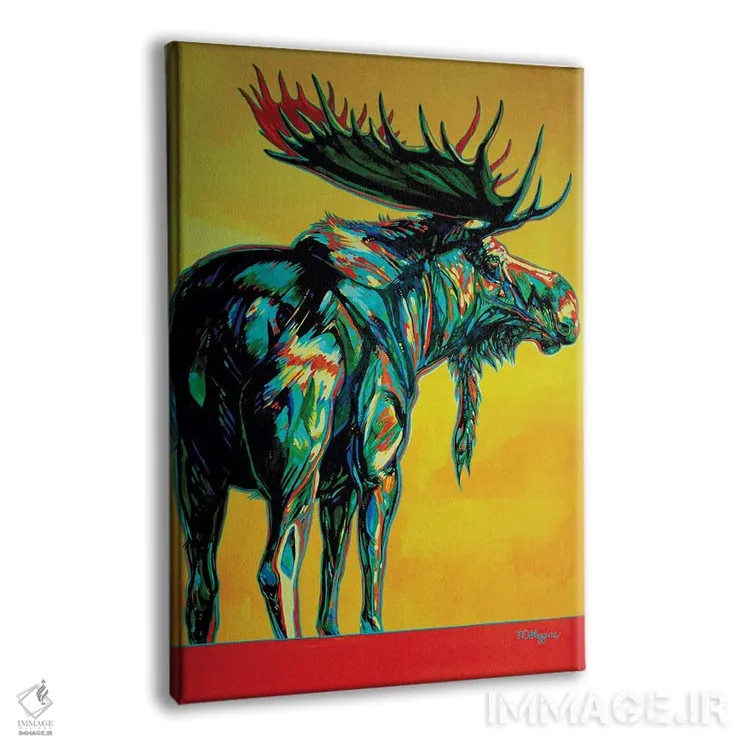 تابلو دکوراتیو غروب آفتاب اثر دریک هیگینز - نمای پرسپکتیو محصول