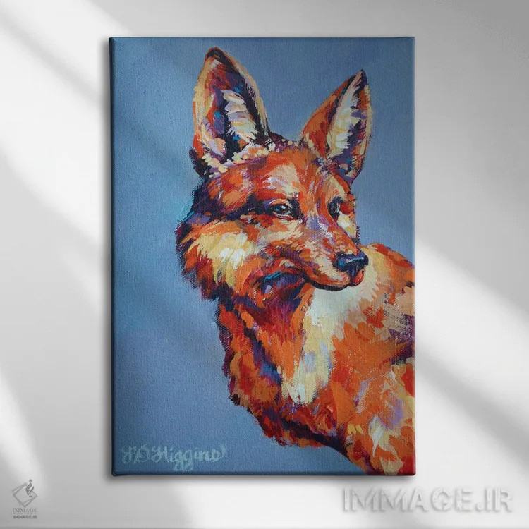 تابلو دکوراتیو تاملات شفق اثر دریک هیگینز - نمای روبهرو روی دیوار