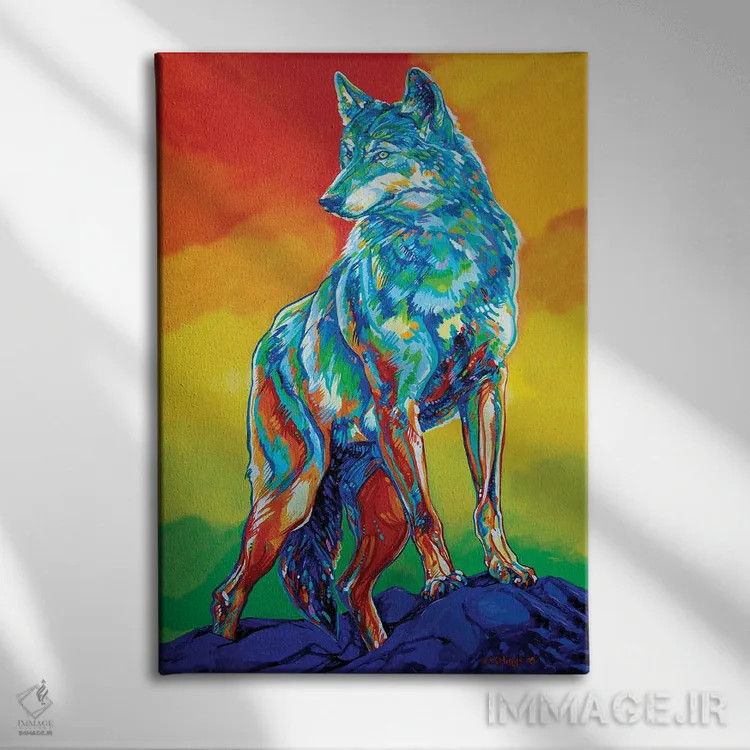 تابلو دکوراتیو مادر کوه یوهو اثر دریک هیگینز - نمای روبهرو روی دیوار