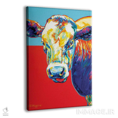 تابلو دکوراتیو گاو کلون مک نویز اثر دریک هیگینز - نمای پرسپکتیو محصول