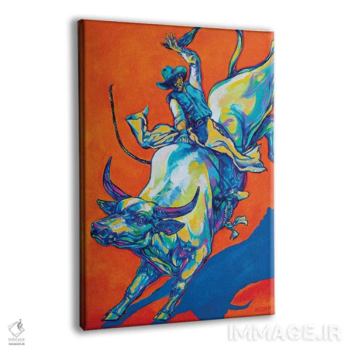 تابلو دکوراتیو هشت ثانیه جنون اثر دریک هیگینز - نمای پرسپکتیو محصول