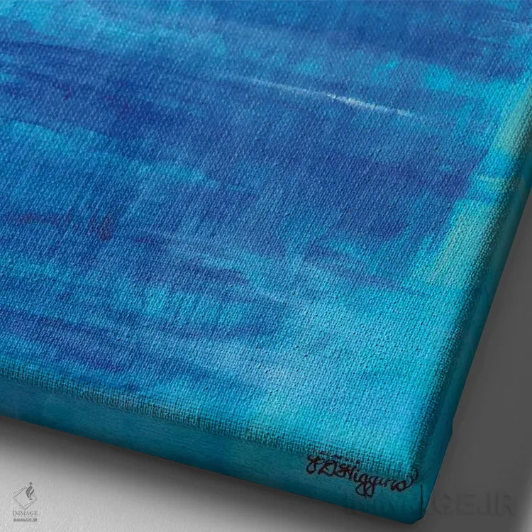 تابلو دکوراتیو خرس گریزلی کوتسماتین اثر دریک هیگینز - نمای نزدیک بافت بوم