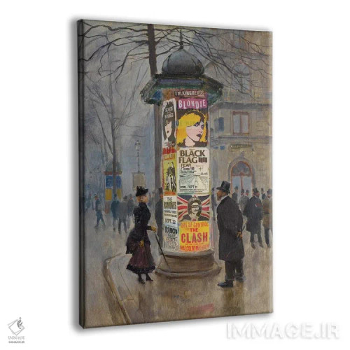 تابلو دکوراتیو کنسرت های پانک اثر دیکاتمی - نمای پرسپکتیو محصول