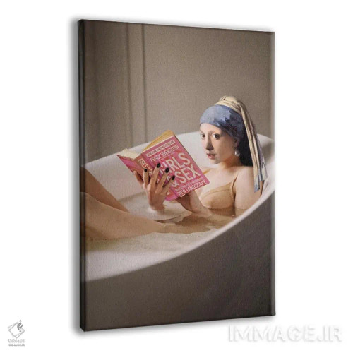 تابلو دکوراتیو زمان استراحت و آرامش اثر دیکاتمی - نمای پرسپکتیو محصول