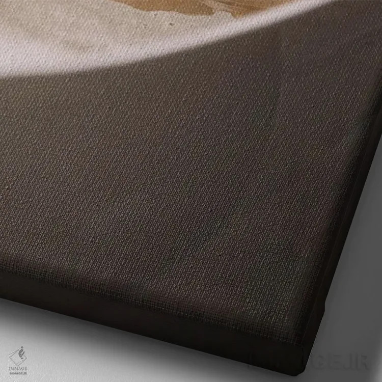 تابلو دکوراتیو زمان استراحت و آرامش اثر دیکاتمی - نمای نزدیک بافت بوم