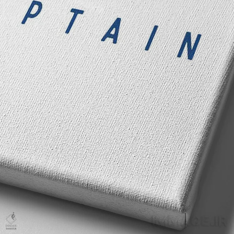 تابلو دکوراتیو دریایی و ناوی، چشم چپ کاپیتان! اثر پیج ترنر - نمای نزدیک بافت بوم