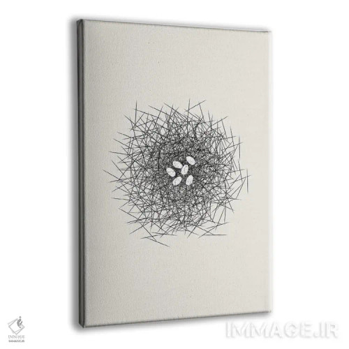 تابلو مینیمال مجموعه لانه اثر پیج ترنر - نمای پرسپکتیو محصول