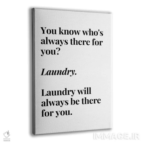 تابلو دکوراتیو لباس شویی همیشه با تو خواهد بود اثر پیج ترنر - نمای پرسپکتیو محصول