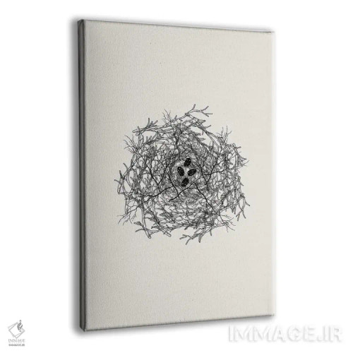 تابلو مینیمال مجموعه لانه اثر پیج ترنر - نمای پرسپکتیو محصول