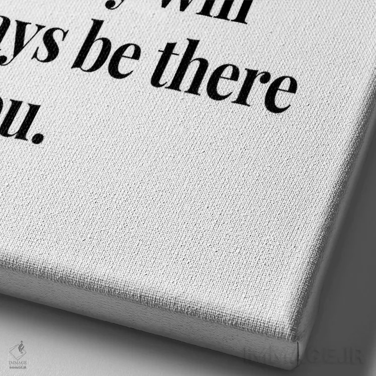 تابلو دکوراتیو لباس شویی همیشه با تو خواهد بود اثر پیج ترنر - نمای نزدیک بافت بوم