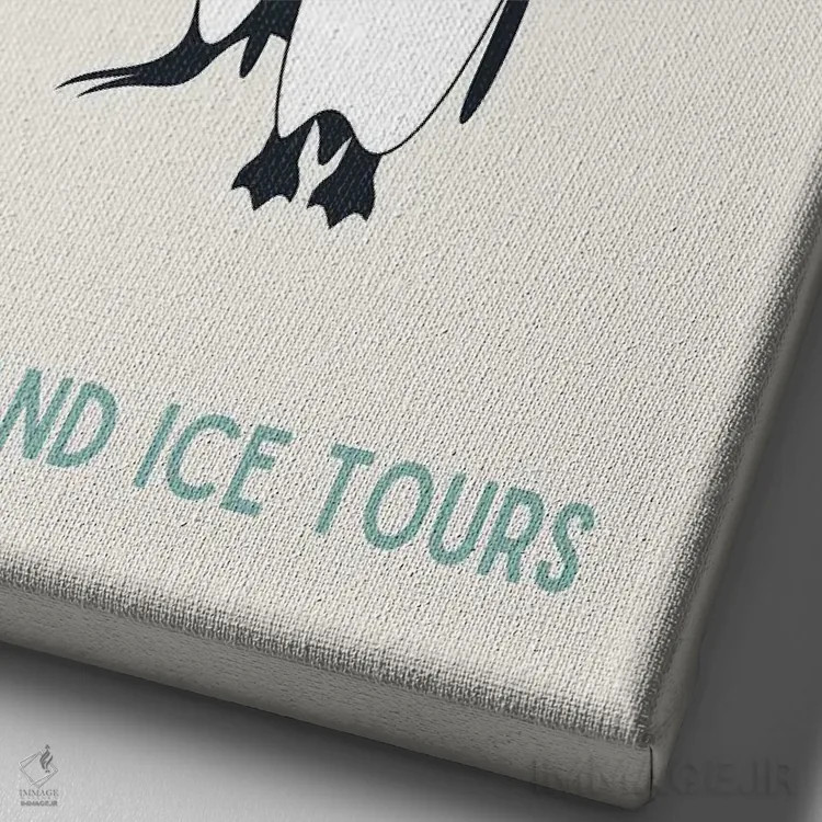 تابلو دکوراتیو مجموعه سافاری اثر پیج ترنر - نمای نزدیک بافت بوم