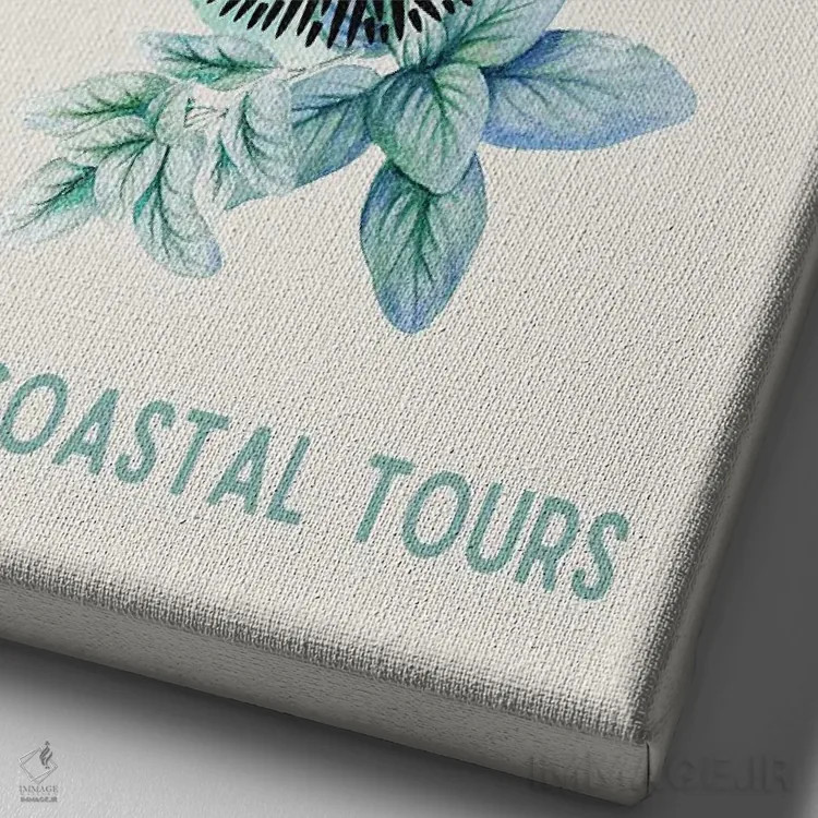 تابلو دکوراتیو مجموعه سافاری اثر پیج ترنر - نمای نزدیک بافت بوم