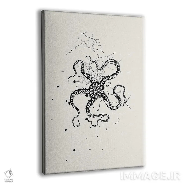 تابلو مدرن جوهر ماهی مرکب اثر پیج ترنر - نمای پرسپکتیو محصول