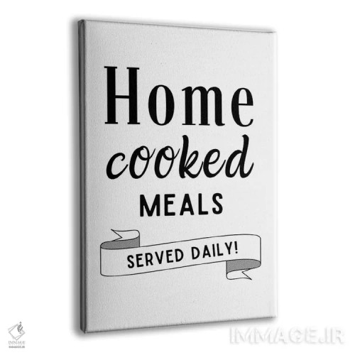 تابلو دکوراتیو غذاهای خانگی هر روز سرو می شوند اثر پیج ترنر - نمای پرسپکتیو محصول