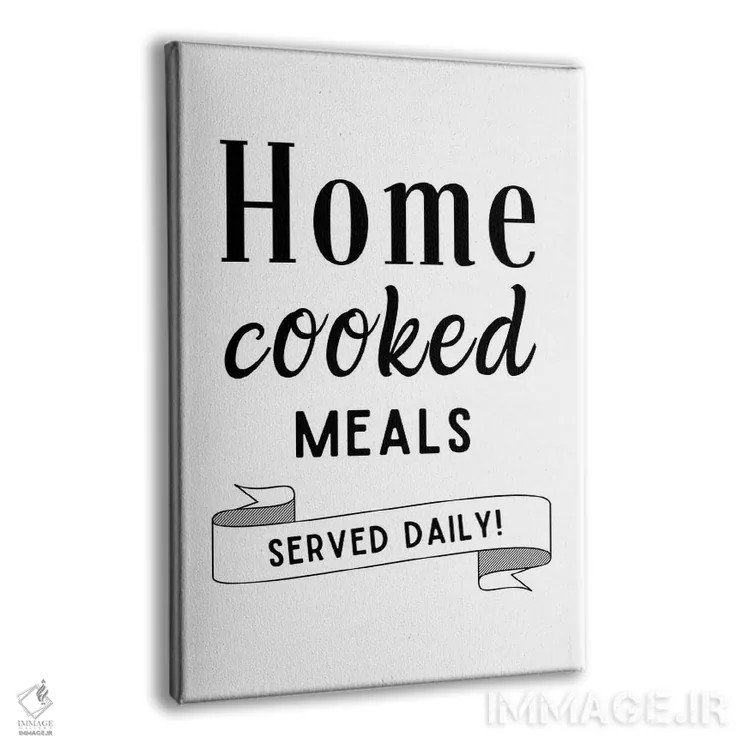 تابلو دکوراتیو غذاهای خانگی هر روز سرو می شوند اثر پیج ترنر - نمای پرسپکتیو محصول