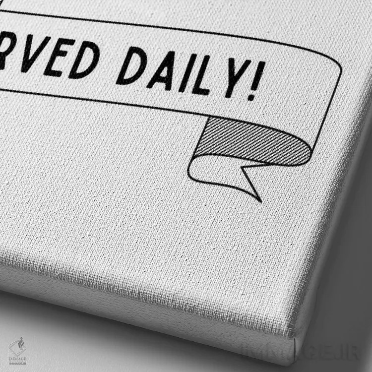 تابلو دکوراتیو غذاهای خانگی هر روز سرو می شوند اثر پیج ترنر - نمای نزدیک بافت بوم