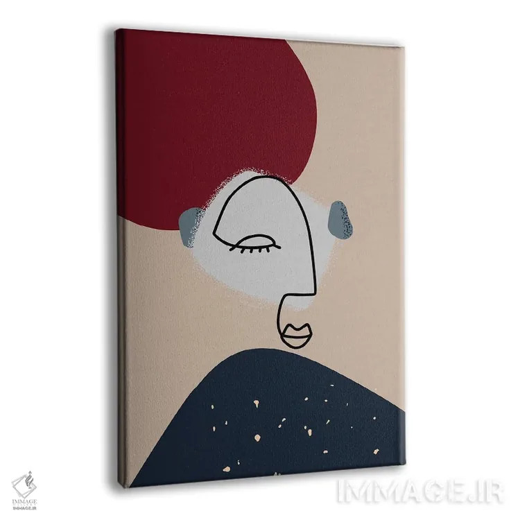 تابلو مینیمال آریستوکرات اثر پیج ترنر - نمای پرسپکتیو محصول