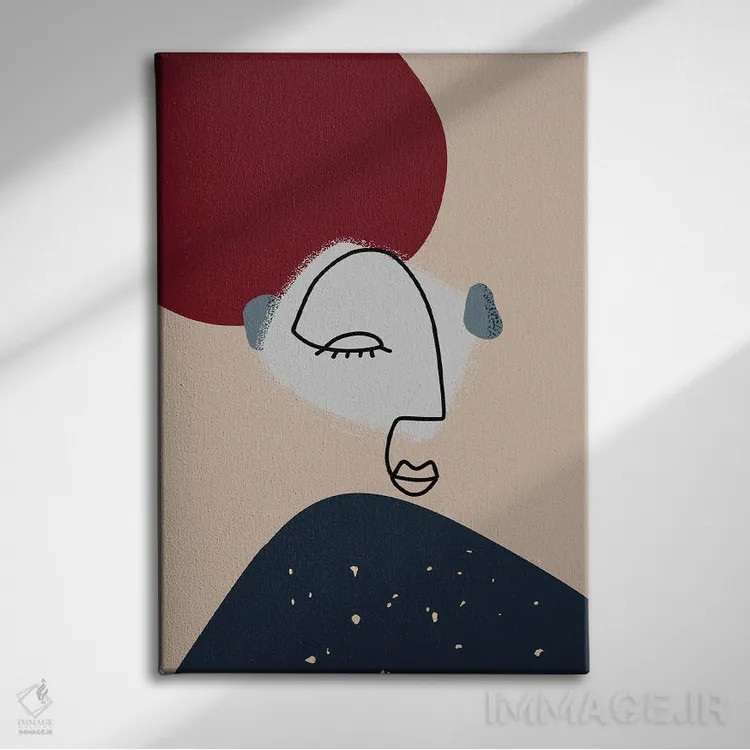 تابلو مینیمال آریستوکرات اثر پیج ترنر - نمای روبهرو روی دیوار