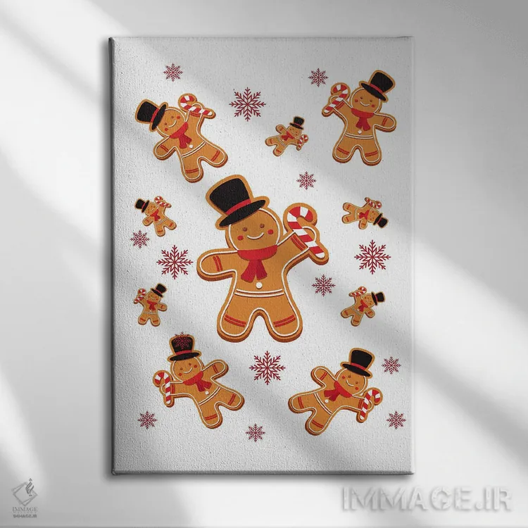 تابلوی دیواری نان زنجبیلی اثر پیج ترنر - نمای روبهرو روی دیوار