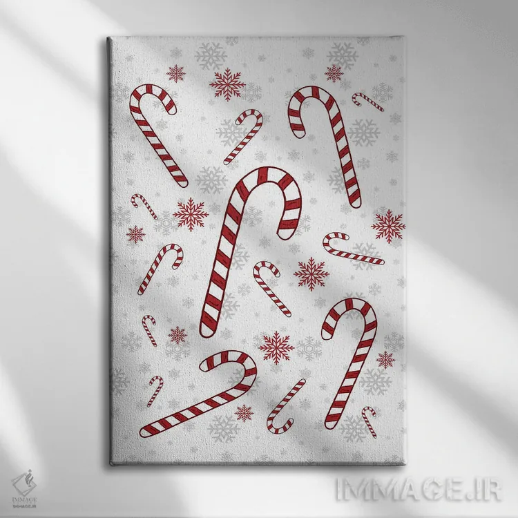 تابلوی دیواری آب نبات چوبی اثر پیج ترنر - نمای روبهرو روی دیوار