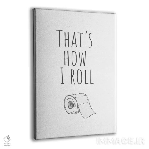 تابلو دکوراتیو اینطوری زندگی می کنم اثر پیج ترنر - نمای پرسپکتیو محصول