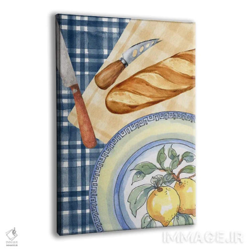تابلو دکوراتیو ناهار با جزئیات لیمو در آشپزخانه روستایی اثر پیج ترنر - نمای پرسپکتیو محصول
