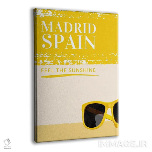 تابلو دکوراتیو سفر مینیمال اثر پیج ترنر - نمای پرسپکتیو محصول