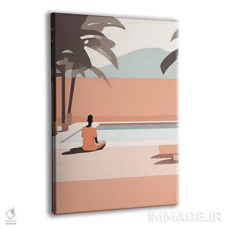 تابلو دکوراتیو سان رمو اثر پیج ترنر - نمای پرسپکتیو محصول