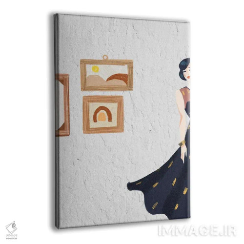 تابلو دکوراتیو به زودی برمی گردم اثر پیج ترنر - نمای پرسپکتیو محصول