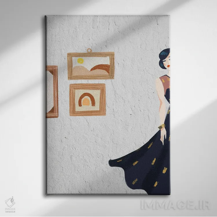 تابلو دکوراتیو به زودی برمی گردم اثر پیج ترنر - نمای روبهرو روی دیوار