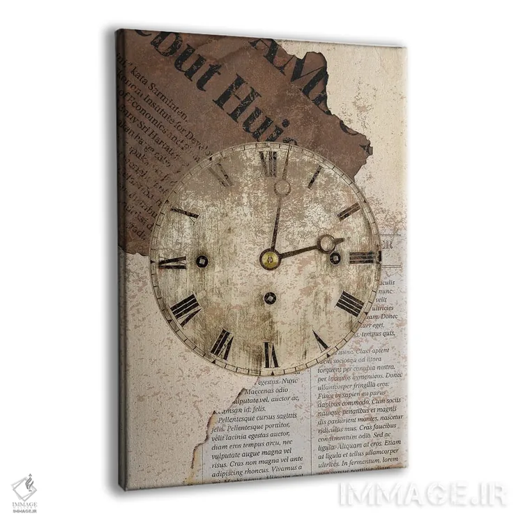 تابلو دکوراتیو کتابخانه زمان اثر پیج ترنر - نمای پرسپکتیو محصول