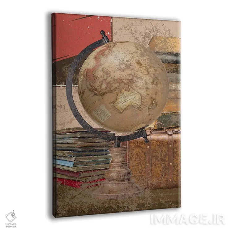 تابلو دکوراتیو کره اطلس سبک دارک آکادمیا اثر پیج ترنر - نمای پرسپکتیو محصول