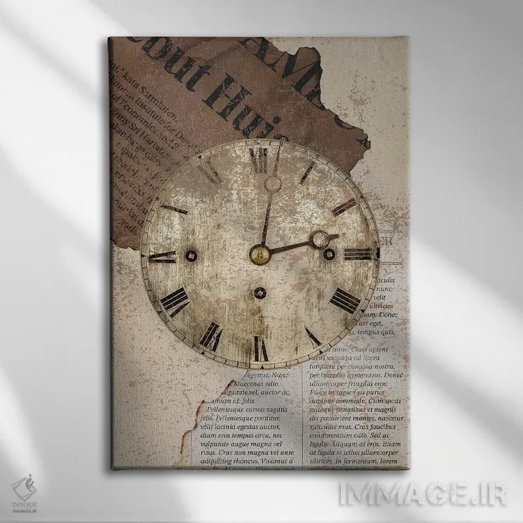 تابلو دکوراتیو کتابخانه زمان اثر پیج ترنر - نمای روبهرو روی دیوار