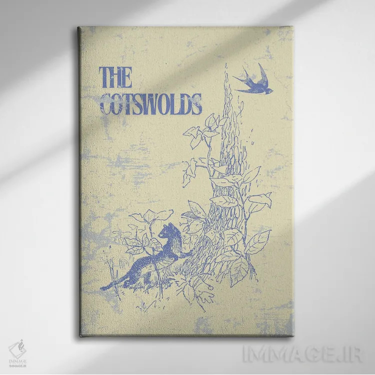 تابلو دکوراتیو کاتسولدز اثر پیج ترنر - نمای روبهرو روی دیوار