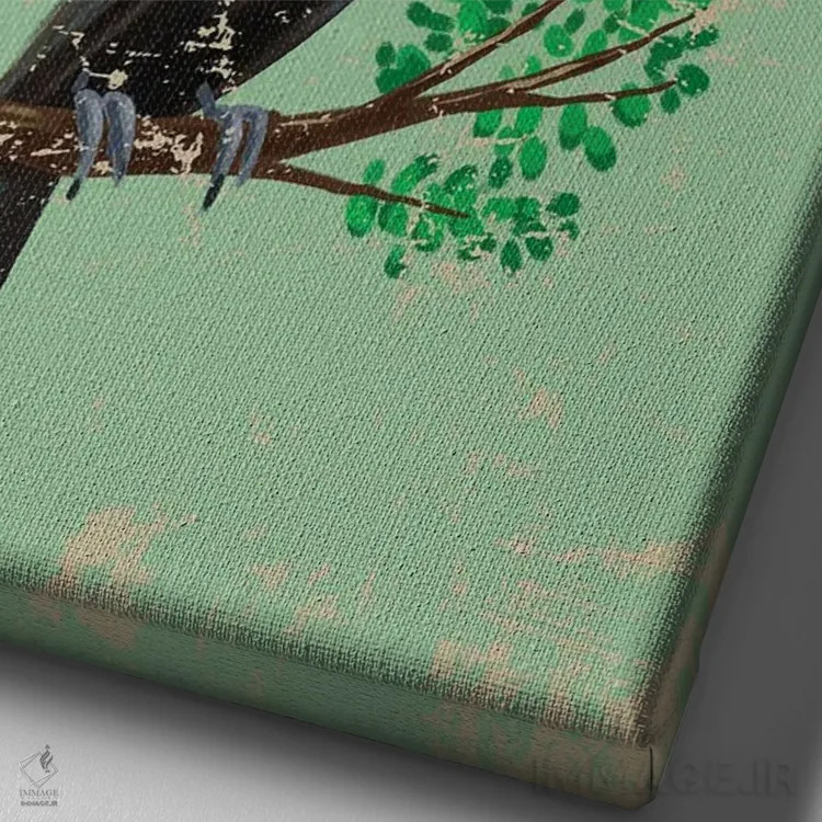 تابلو دکوراتیو کوپاکابانا اثر پیج ترنر - نمای نزدیک بافت بوم