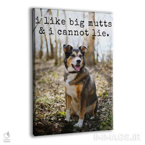 تابلو دکوراتیو سگ های بزرگ اثر داگ ایز گود اند کت ایز گود - نمای پرسپکتیو محصول