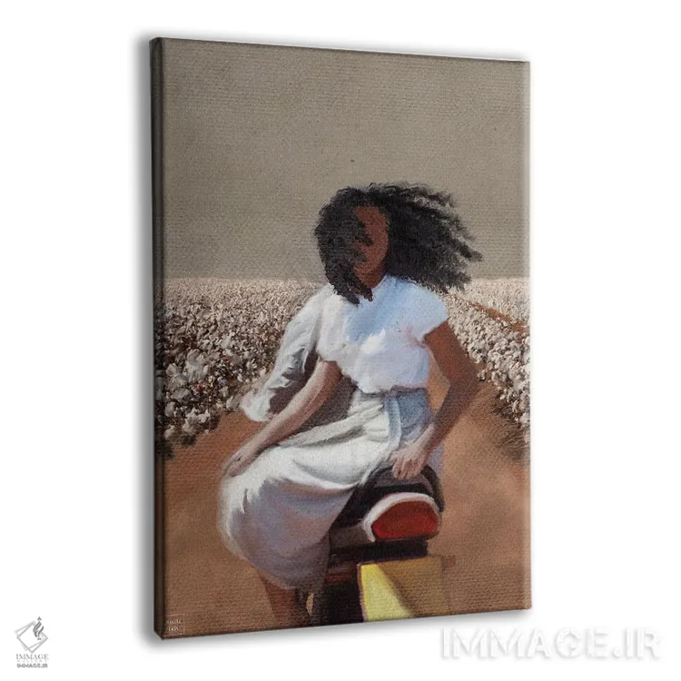 تابلو دکوراتیو آزاد اثر اندیله - نمای پرسپکتیو محصول