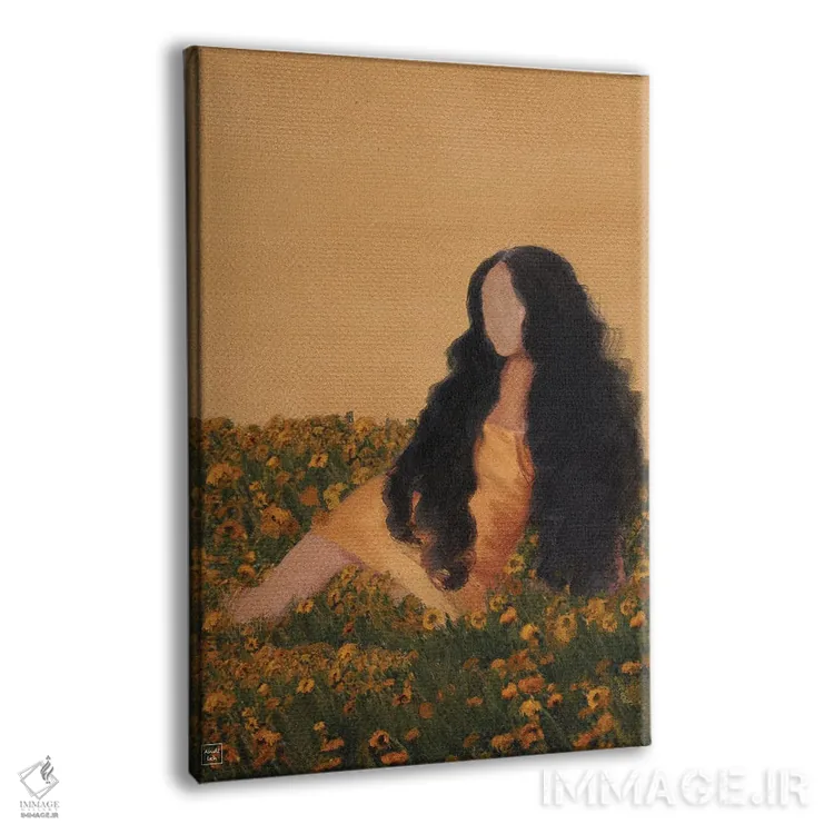 تابلو دکوراتیو باغ پرتقال اثر اندیله - نمای پرسپکتیو محصول