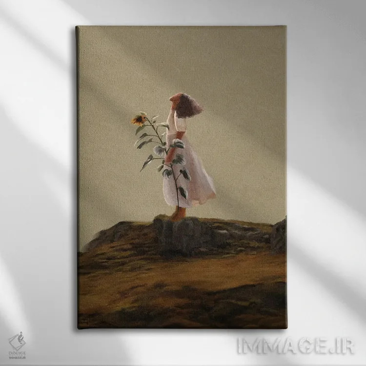 تابلو دکوراتیو امیدوار اثر اندیله - نمای روبهرو روی دیوار