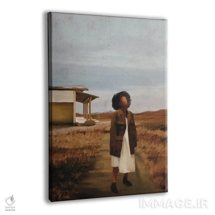 تابلو دکوراتیو در جستجوی هاو اثر اندیله - نمای پرسپکتیو محصول