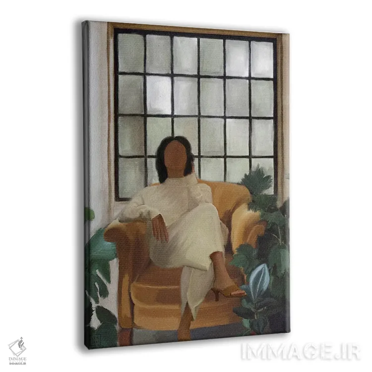 تابلو دکوراتیو مادر گیاه اثر اندیله - نمای پرسپکتیو محصول