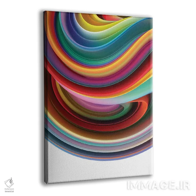 تابلو انتزاعی دنزل اثر دنی ایوان - نمای پرسپکتیو محصول