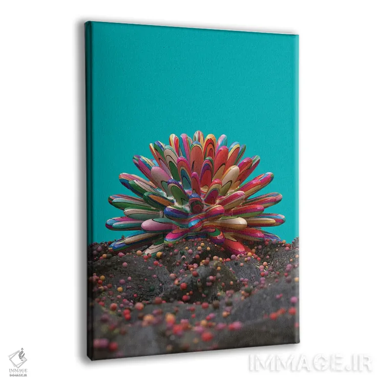 تابلو دکوراتیو مرجان اثر دنی ایوان - نمای پرسپکتیو محصول