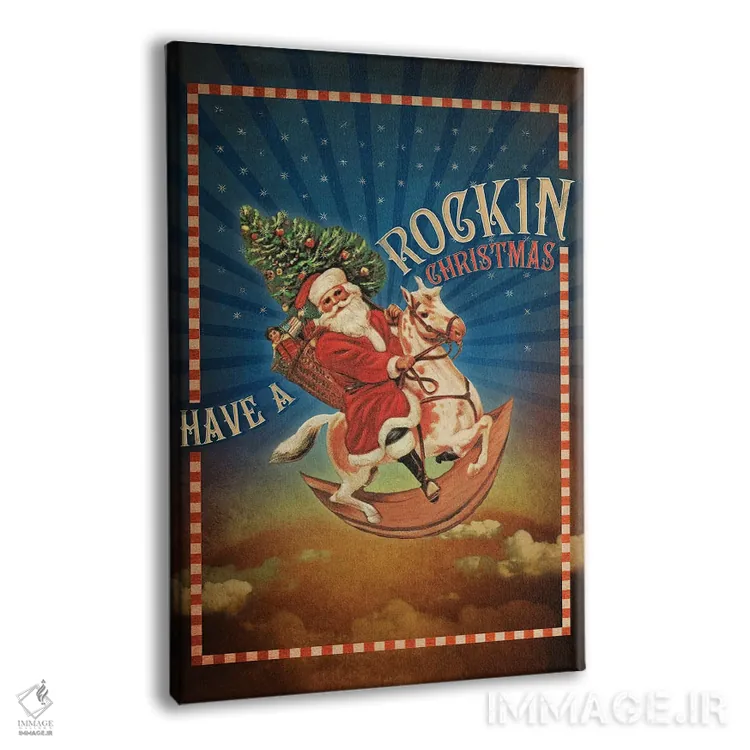 تابلو دکوراتیو کریسمس رنگارنگ IX اثر دوریوی - نمای پرسپکتیو محصول