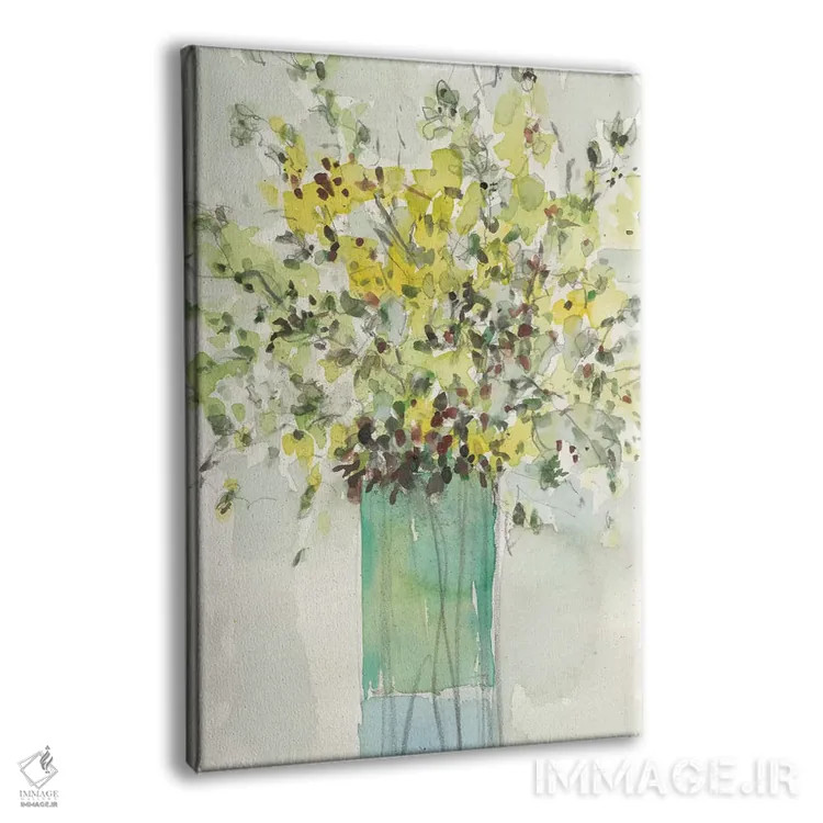 تابلو مدرن گلدان بلند II اثر ساموئل دیکسون - نمای پرسپکتیو محصول