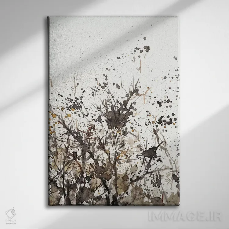 تابلو دکوراتیو میان علف های هرز I اثر ساموئل دیکسون - نمای روبهرو روی دیوار