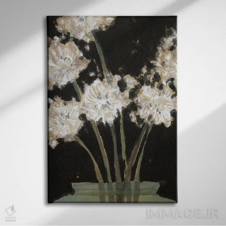 تابلو مدرن قاصدک ها I اثر ساموئل دیکسون - نمای روبهرو روی دیوار