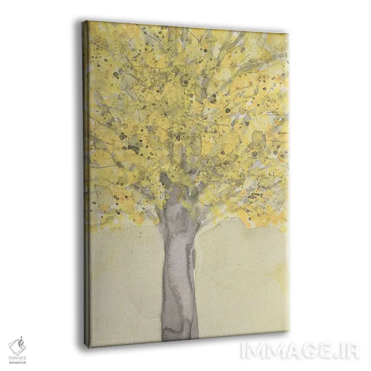 تابلو مدرن لحظه پاییز زرد I اثر ساموئل دیکسون - نمای پرسپکتیو محصول