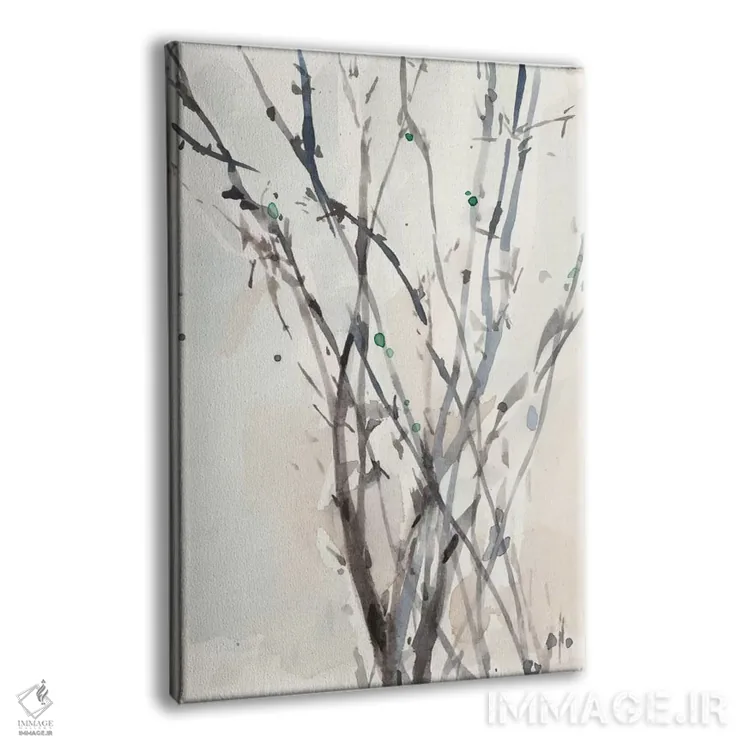 تابلو دکوراتیو شاخه ها با آبرنگ II اثر ساموئل دیکسون - نمای پرسپکتیو محصول