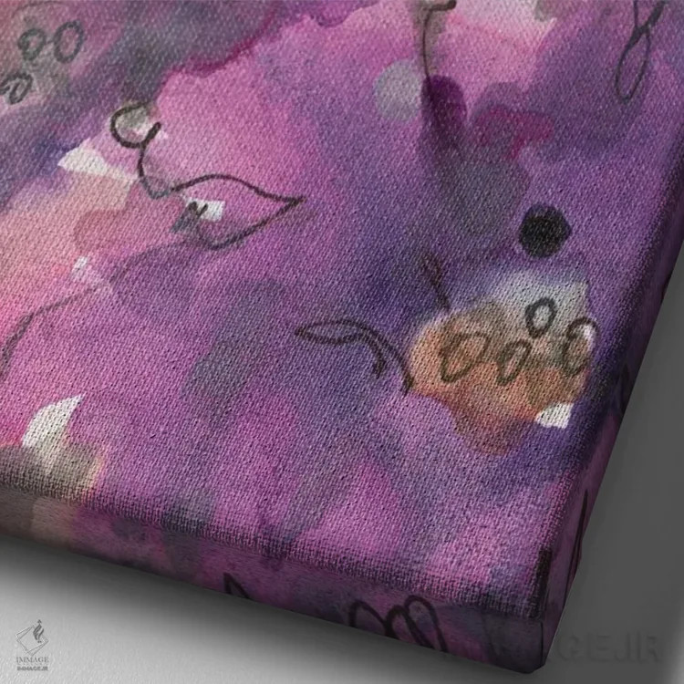 تابلو مدرن جزئیات ظریف III اثر ساموئل دیکسون - نمای نزدیک بافت بوم